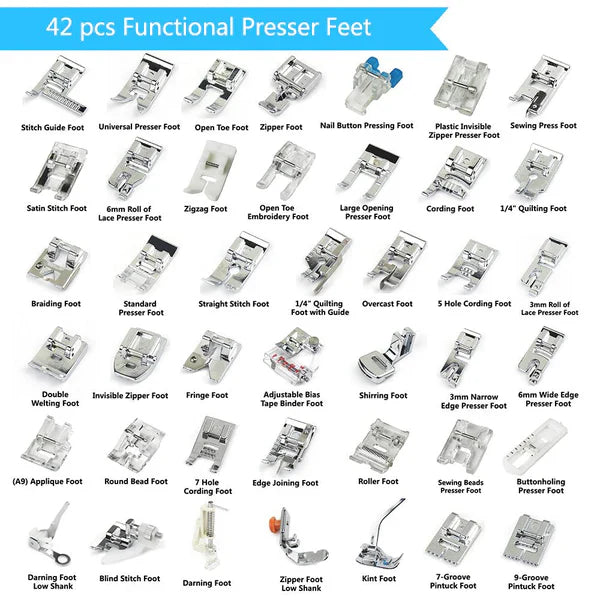 42-Piece Ultimate Presser Foot Set
