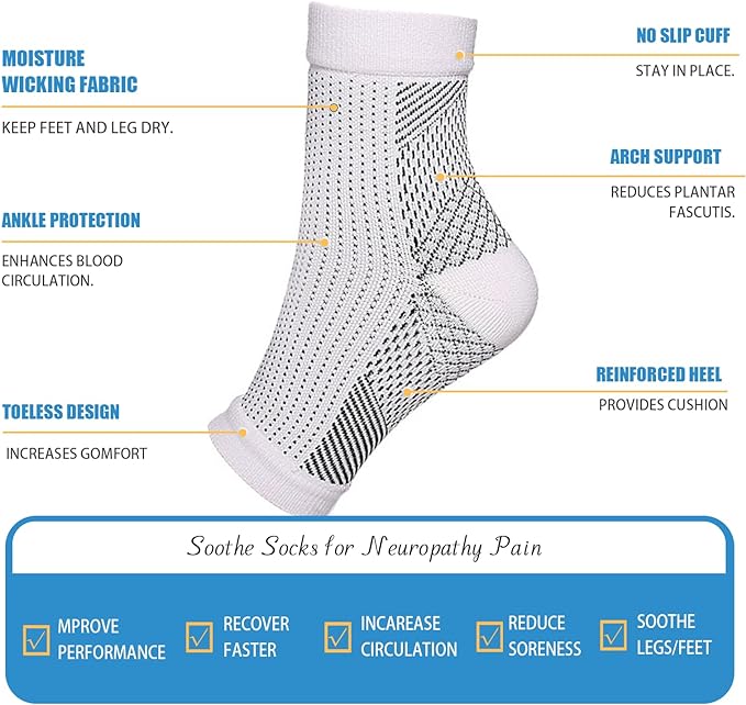 4 Pairs of Premium Therapy Socks