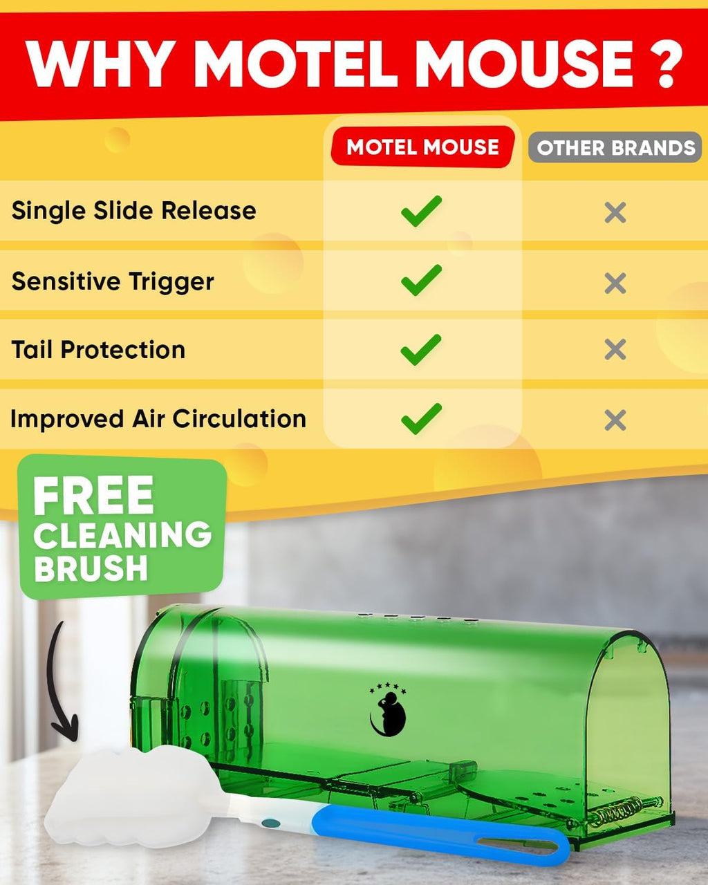 4-Pack Humane Mouse Trap