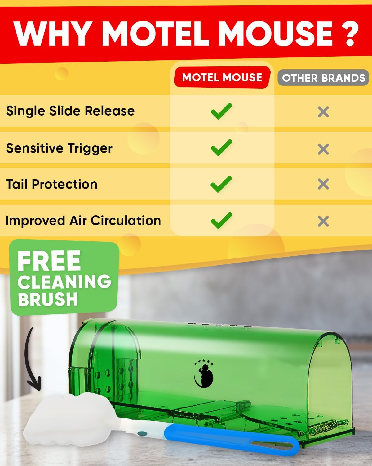4-Pack Humane Mouse Trap