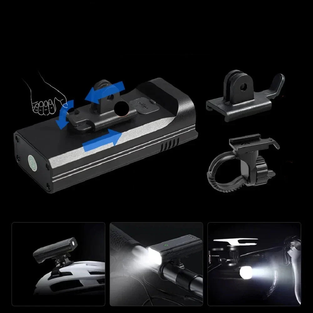 5000 Lumen Bike Light with 12 LEDs