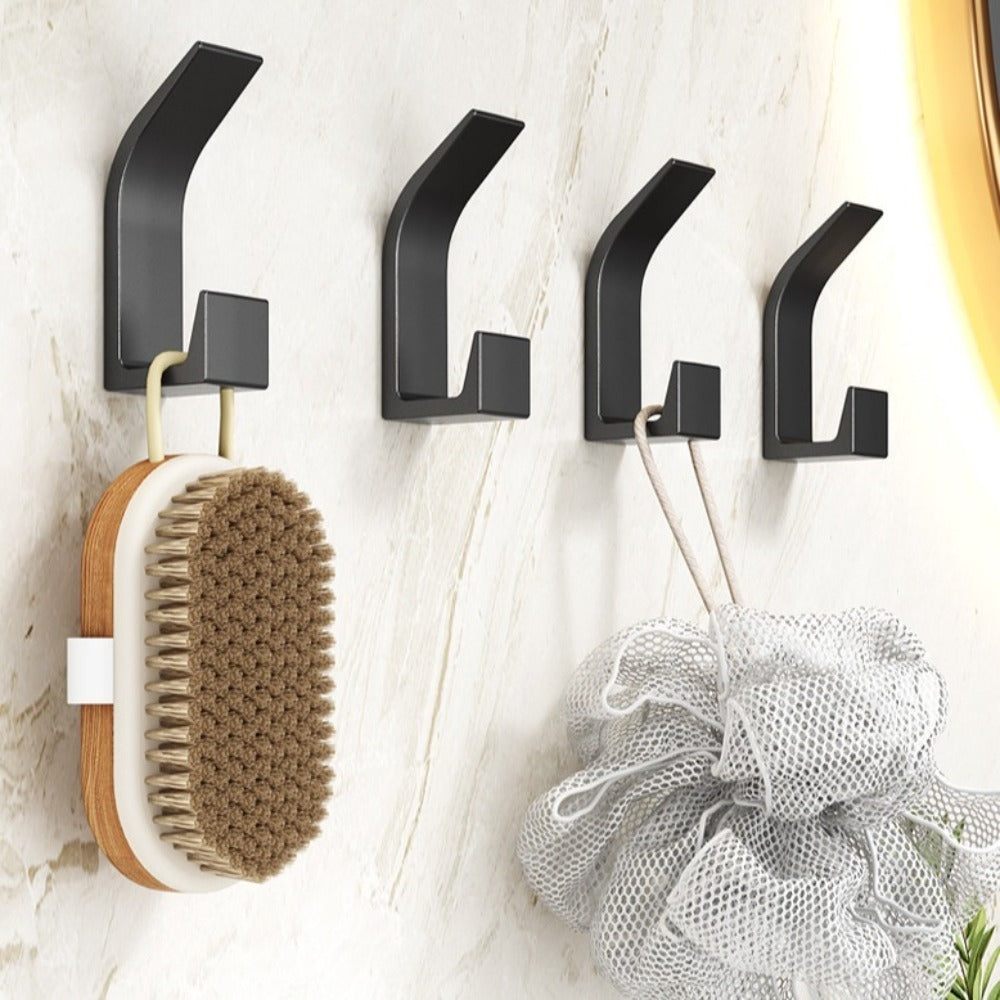 5-Pack Self-Adhesive Wall Hooks for Coats