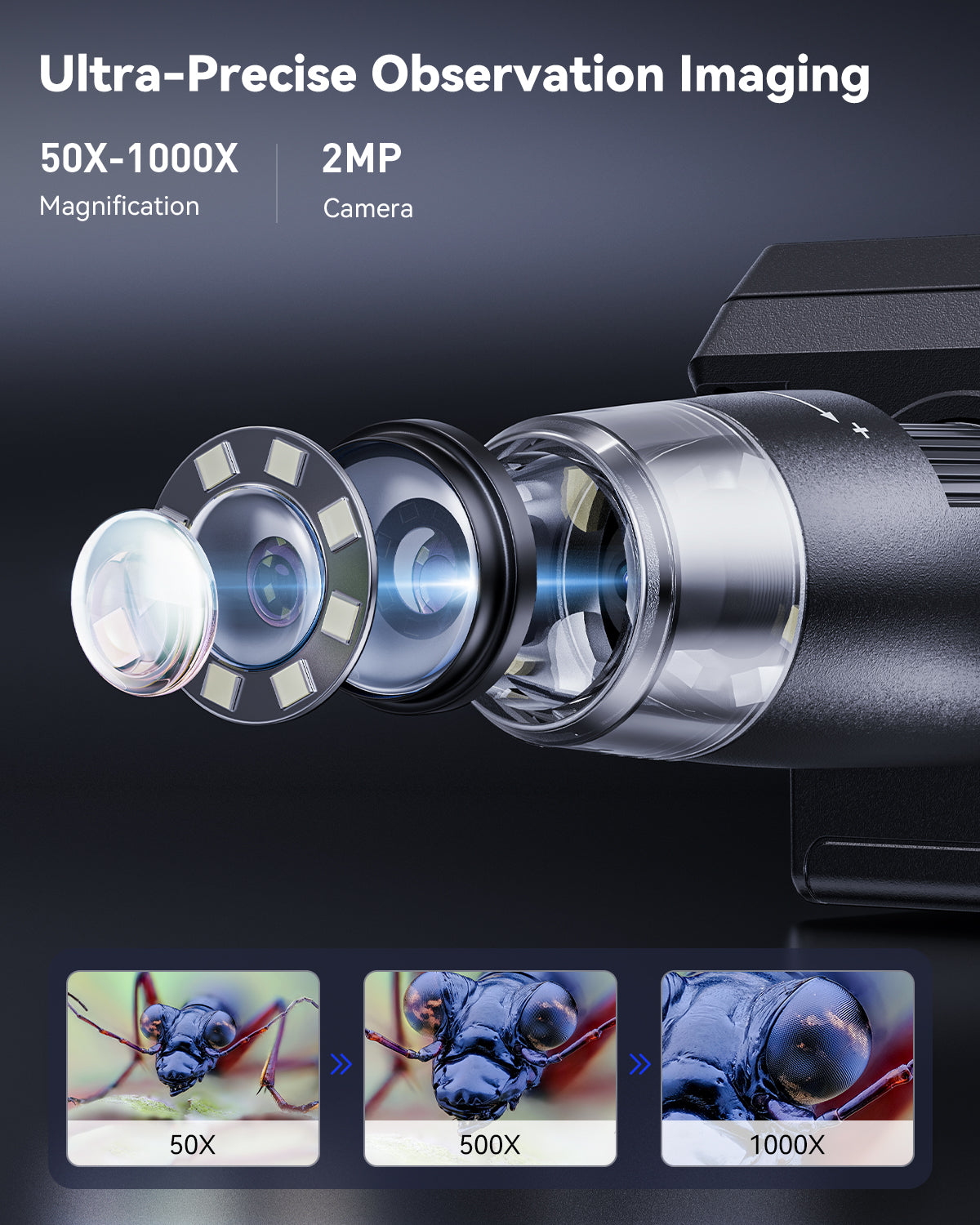 4.3 Inch Digital Soldering Microscope for Electronics Repair