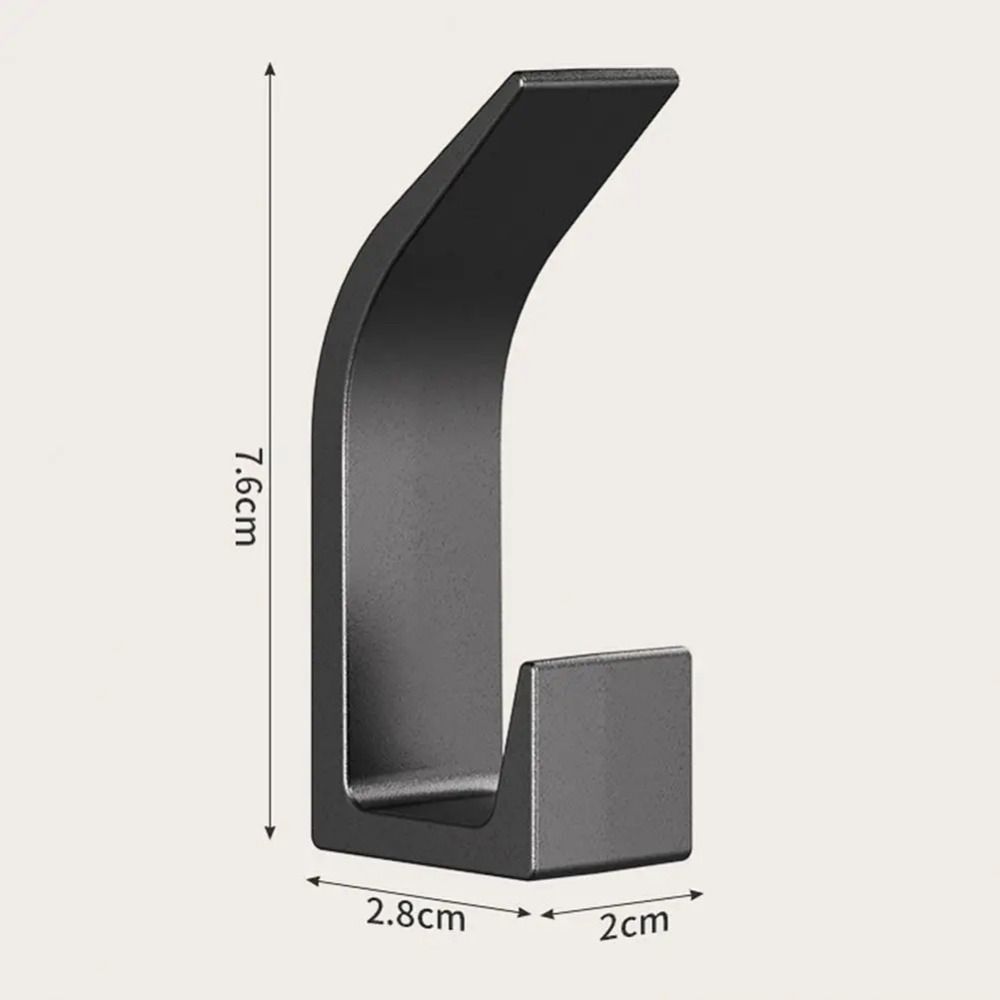 5-Pack Self-Adhesive Wall Hooks for Coats