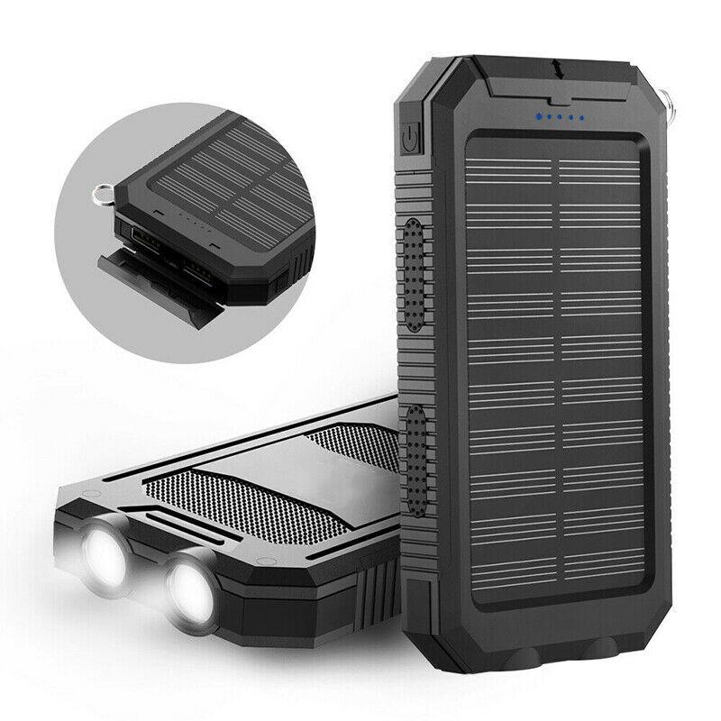 500000mAh Solar Charger Waterproof Power Bank