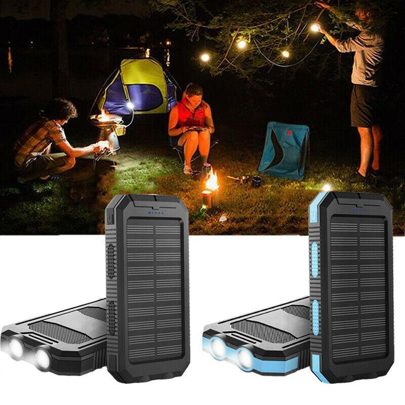 500000mAh Solar Charger Waterproof Power Bank