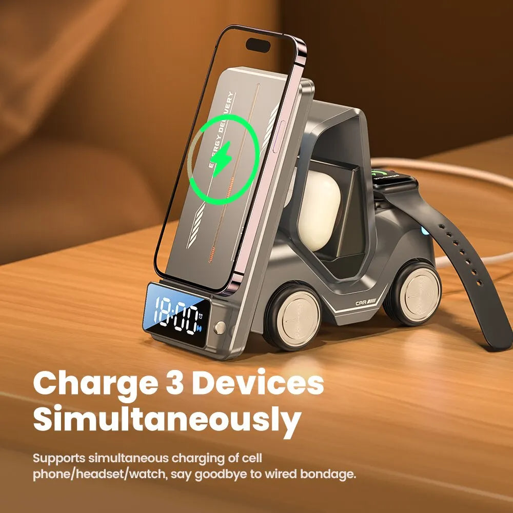 5-in-1 Forklift Design Wireless Charger