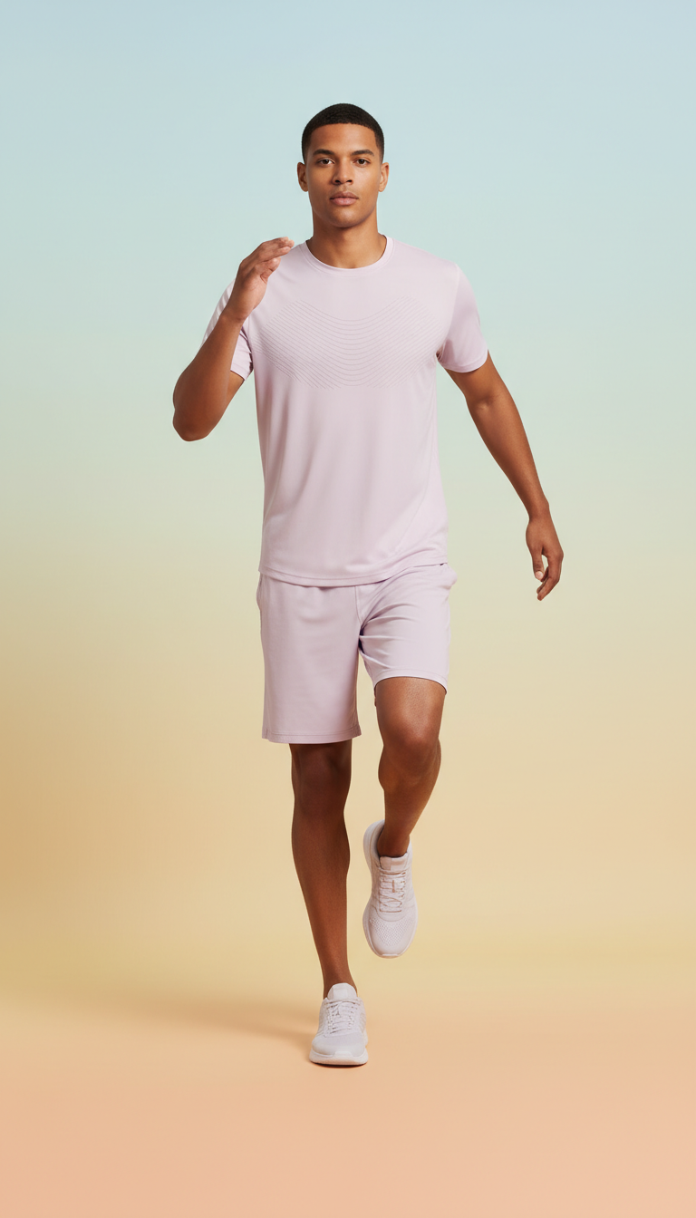 Fresh Orchid Performance Tee Lightweight Mesh