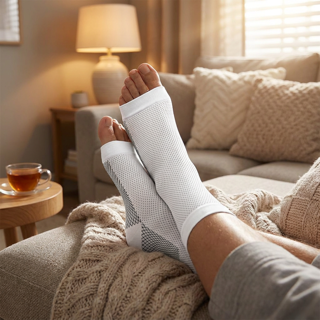 4 Pairs of Premium Therapy Socks lifestyle photo