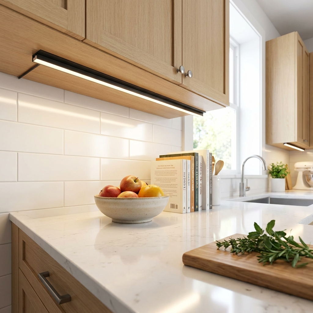 45 Degree LED Under Cabinet Lighting Bars lifestyle photo