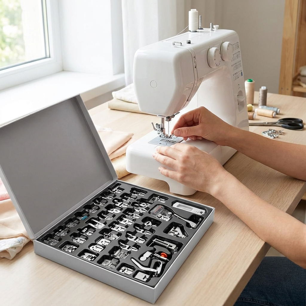 42 Pcs Ultimate Presser Foot Set lifestyle photo