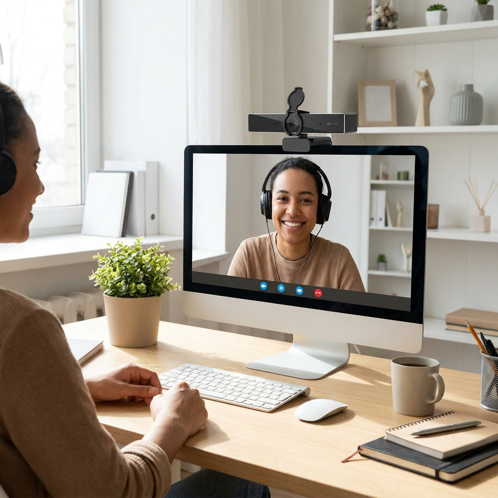4k Ultra High Resolution Webcam lifestyle photo
