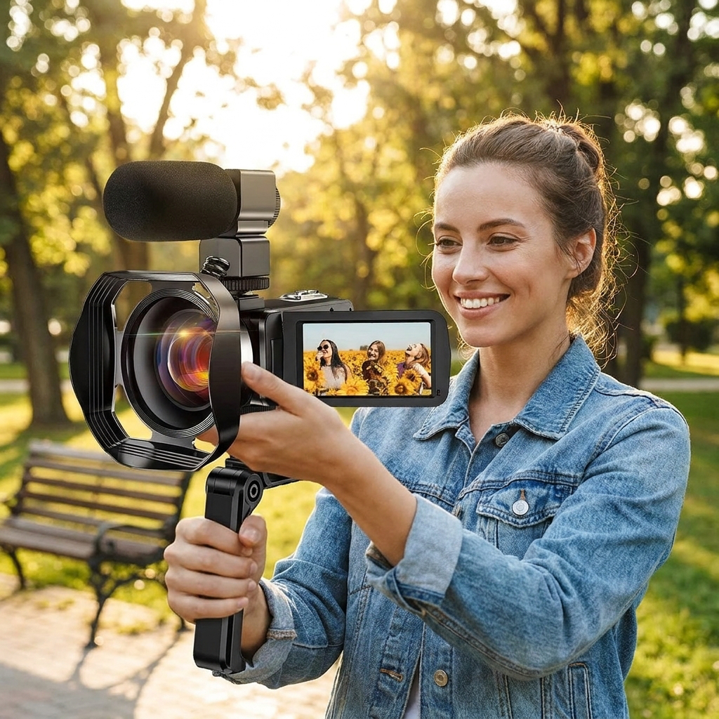 4K Video Camera Camcorder YouTube Vlogging lifestyle photo