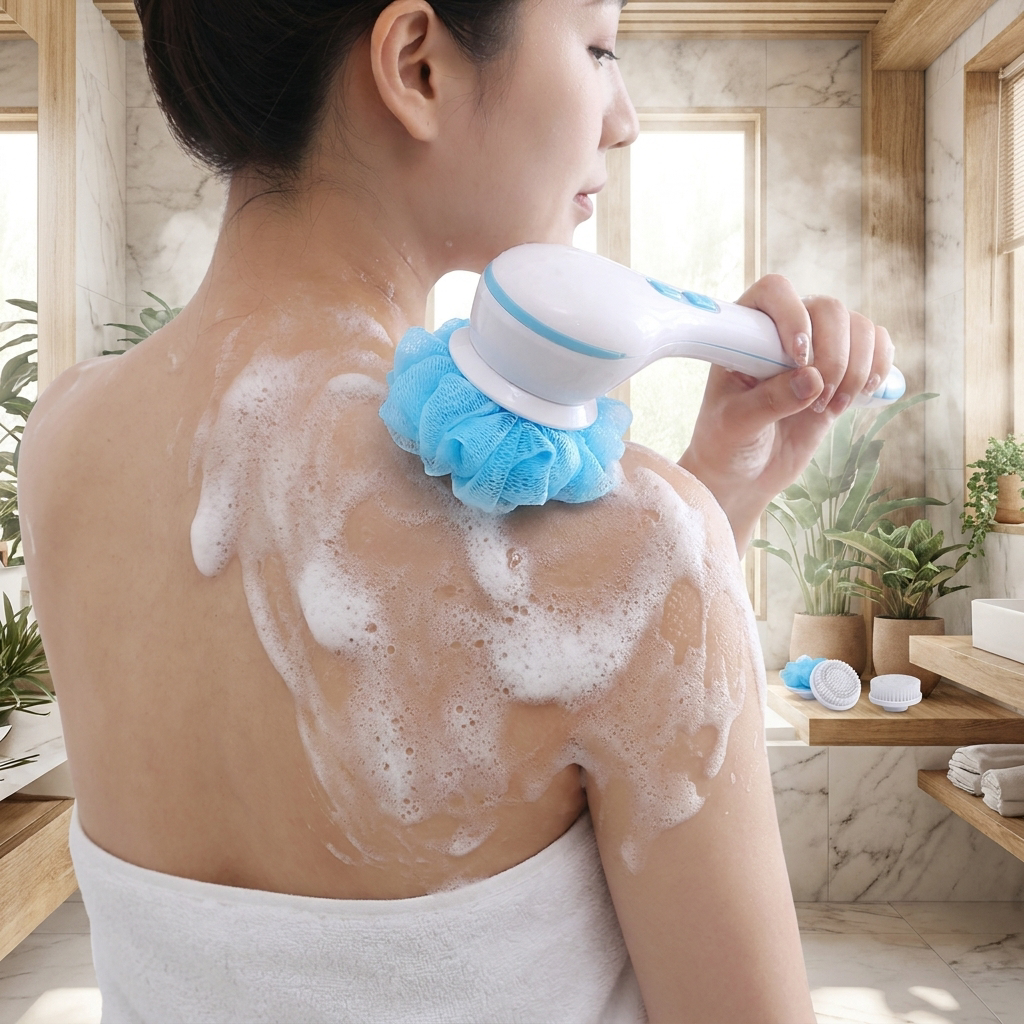 5-Attachment Exfoliating Body Brush lifestyle photo
