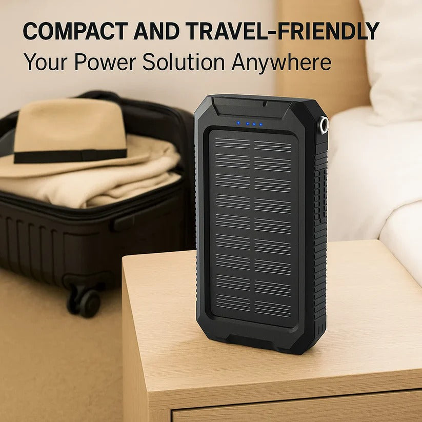500000mAh Solar Charger Waterproof Power Bank