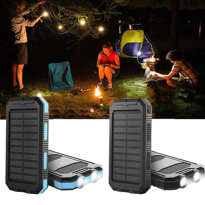 500000mAh Solar Charger Waterproof Power Bank