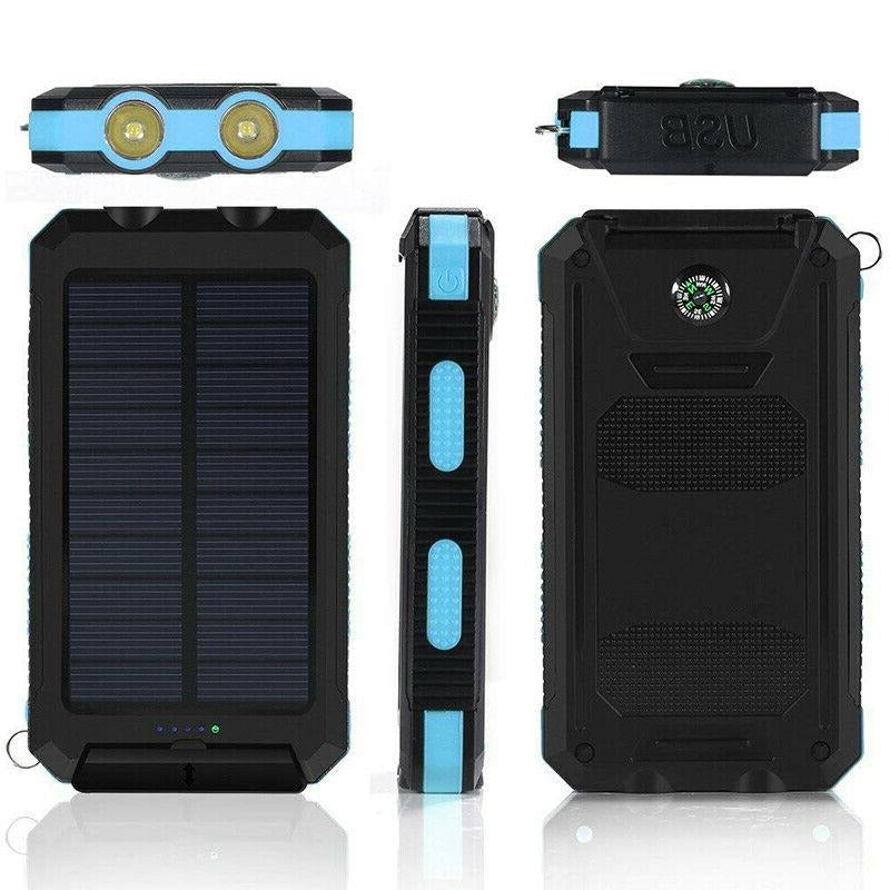 500000mAh Solar Charger Waterproof Power Bank