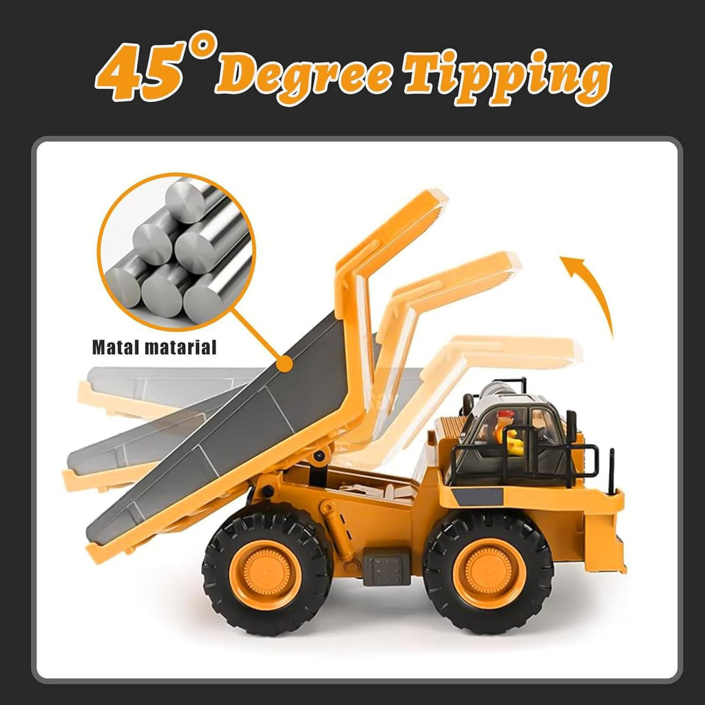 4WD Remote Control Excavator Bulldozer Dump Truck