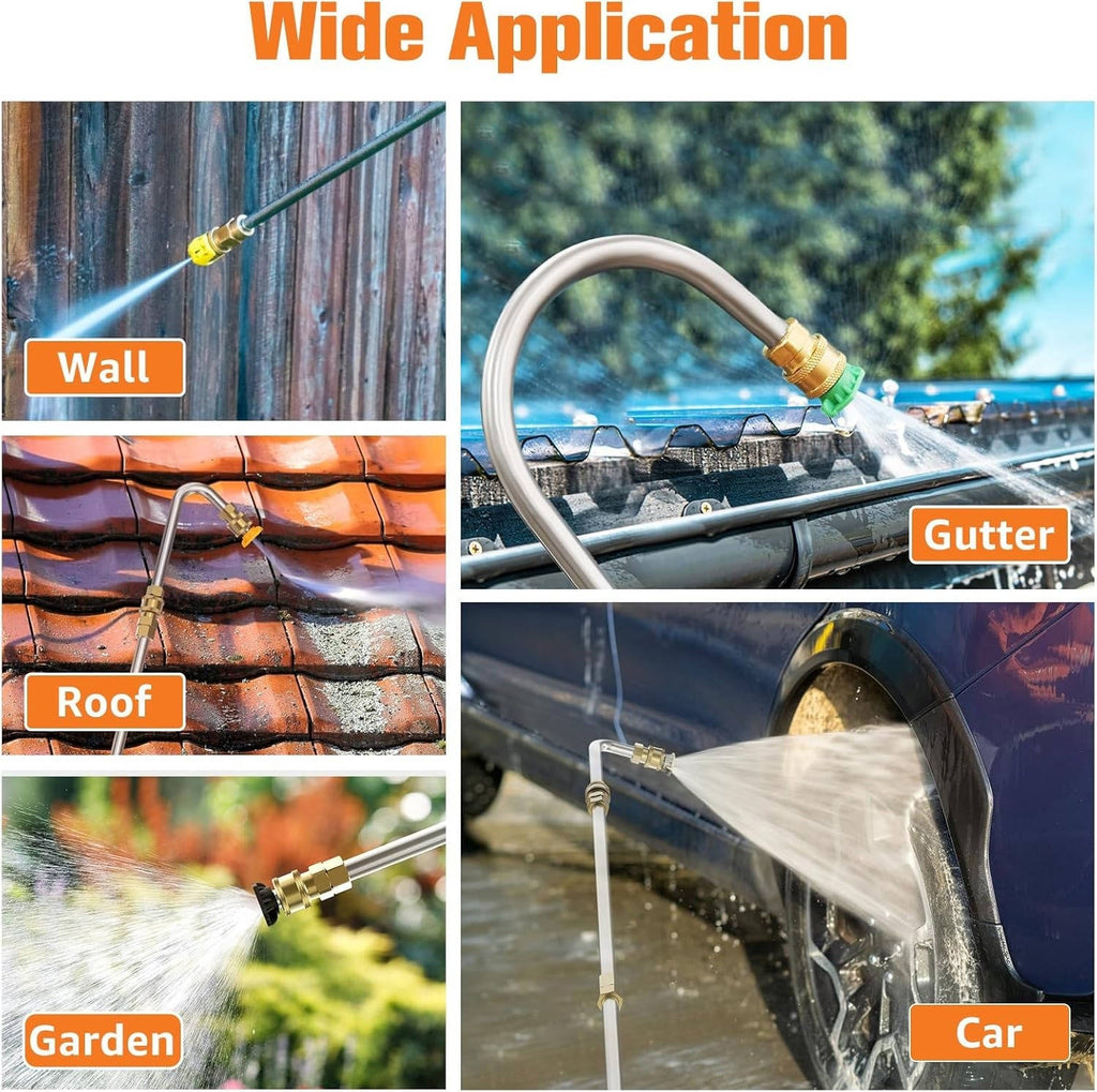 4000 PSI Telescoping High Pressure Power Washer Wand
