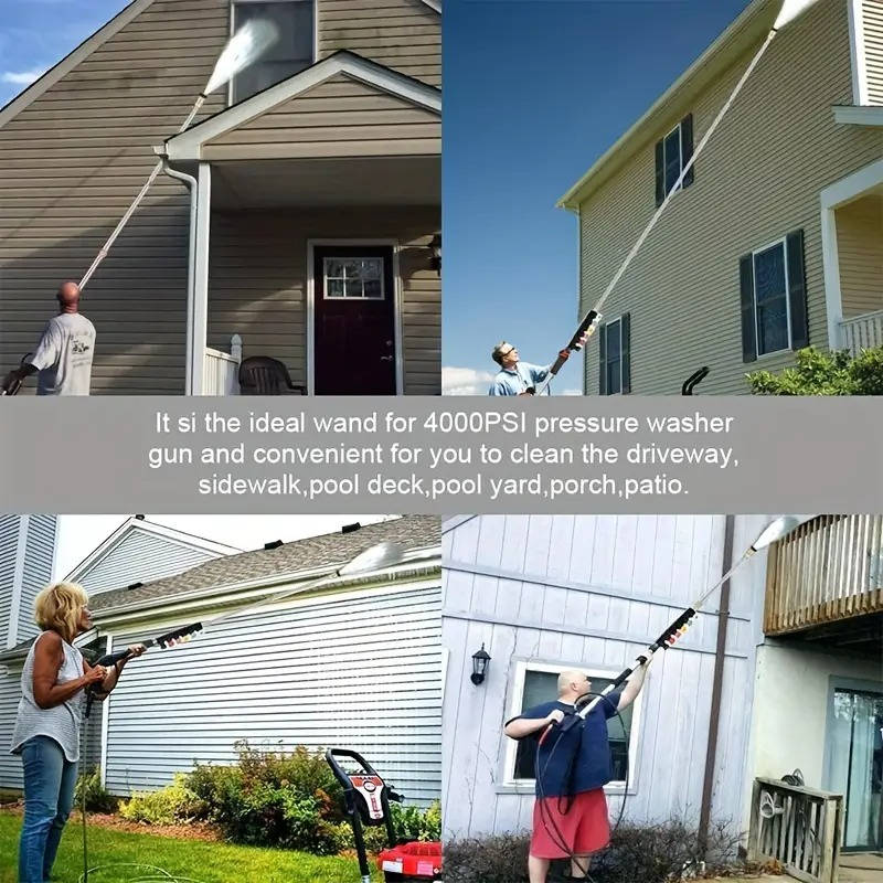 4000 PSI Telescoping High Pressure Power Washer Wand